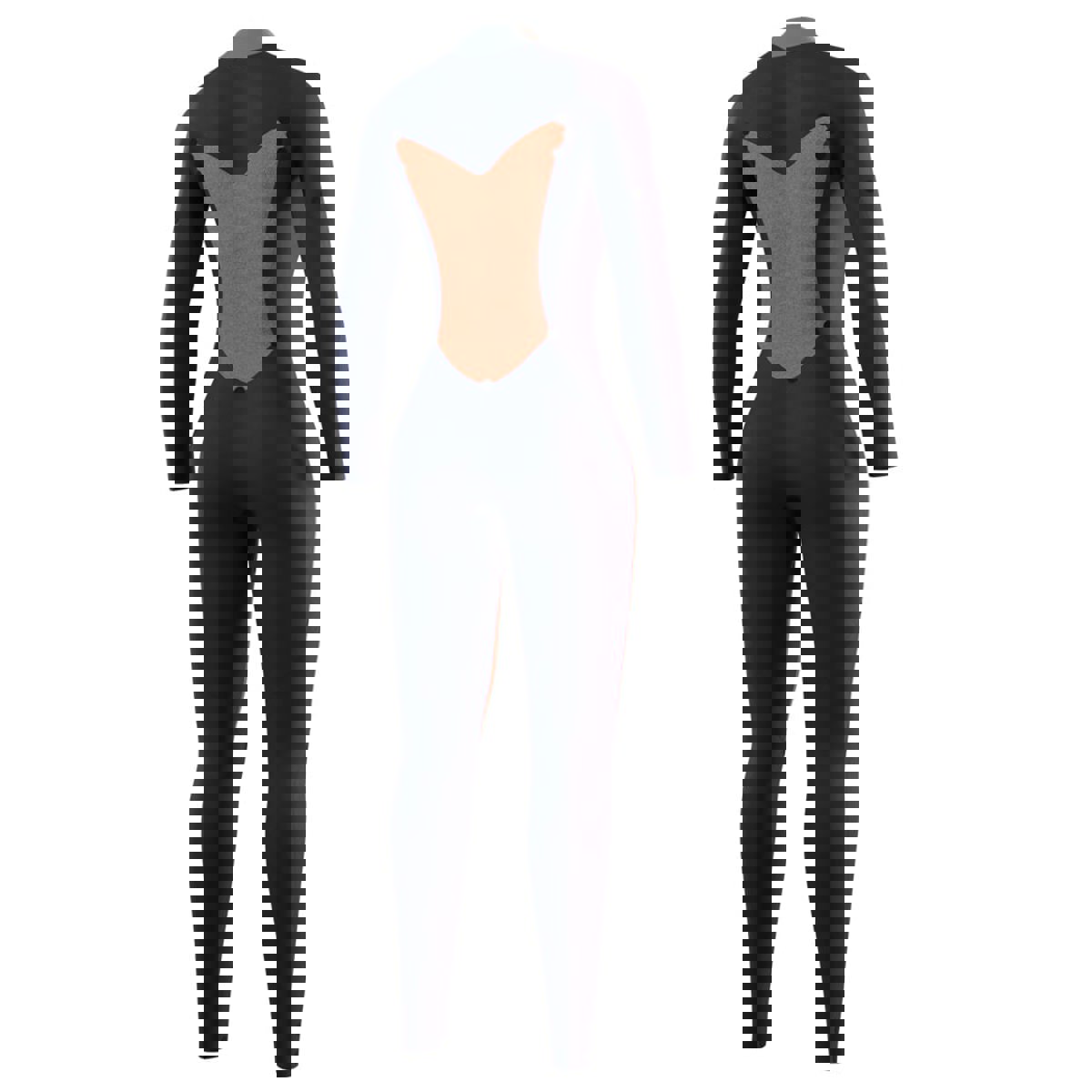 Mystic Star Fullsuit 4/3mm combinaison femme noire avec double fermeture avant 5