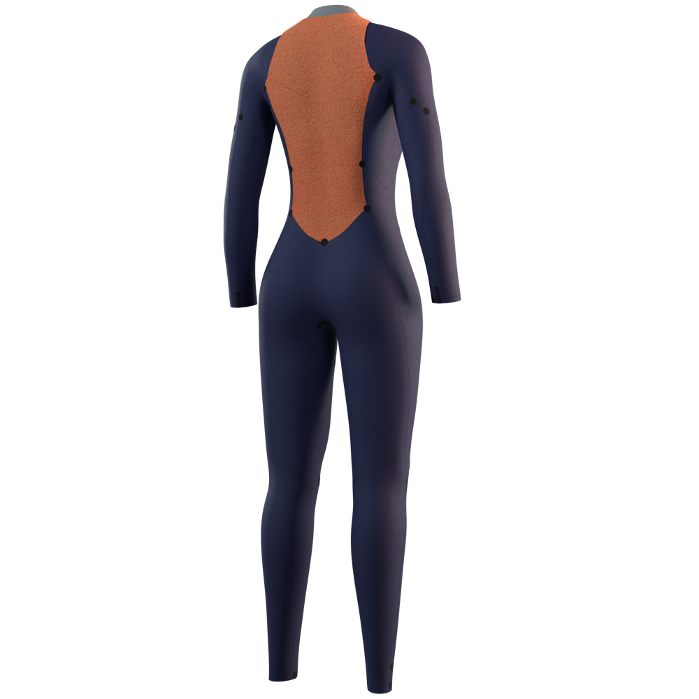 Mystic Star Fullsuit 5/3mm combinaison femme verte avec fermeture dorsale 4