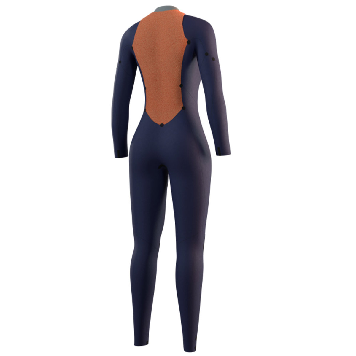 Mystic Star Fullsuit 4/3mm combinaison femme noire avec fermeture dorsale 5