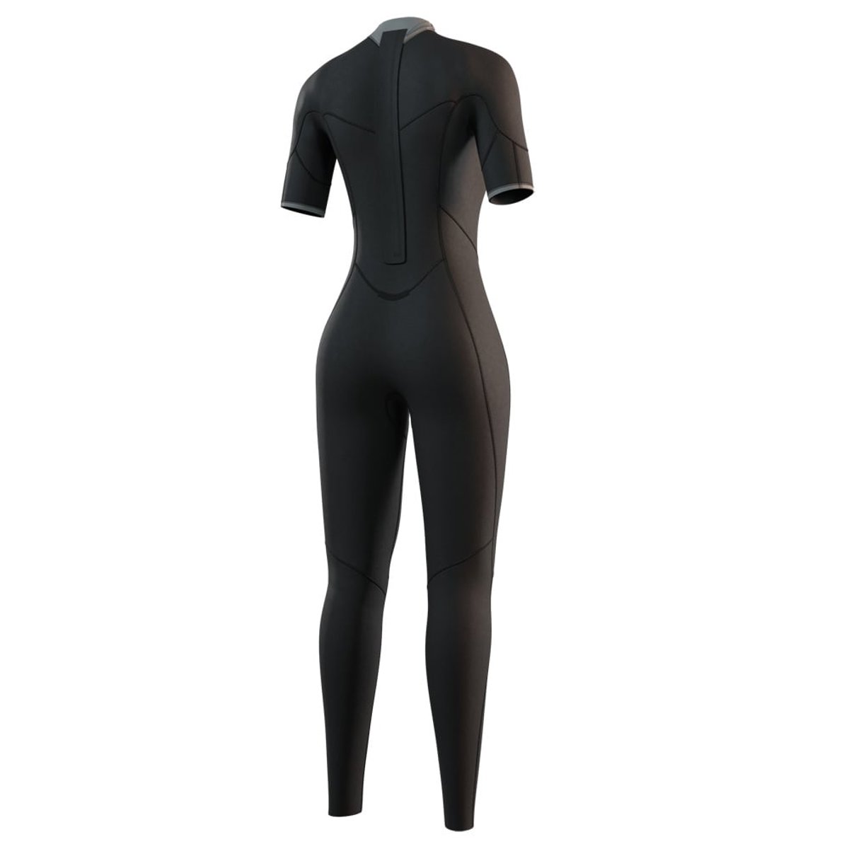 Mystic Brand Shortarm 3/2mm combinaison femme noire avec fermeture dorsale 7