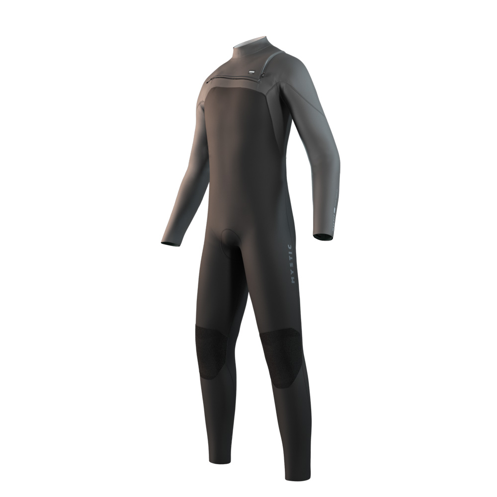 Mystic Motion fullsuit 3/2mm enfant noir fermeture éclair avant foto 1