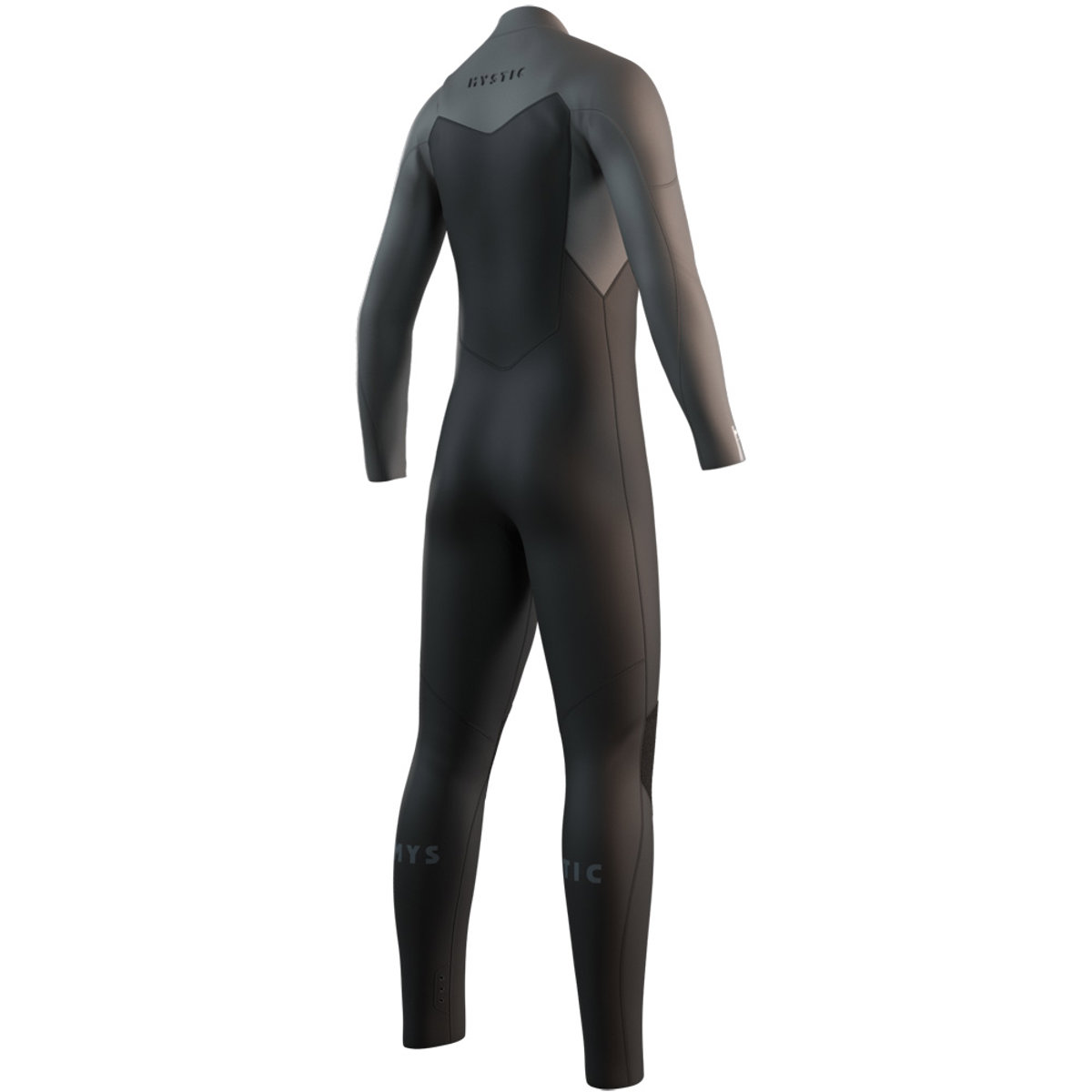 Mystic Motion fullsuit 3/2mm enfant noir fermeture éclair avant 4