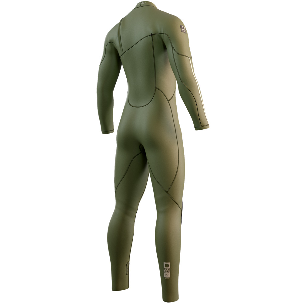 Mystic The One fullsuit 4/3 mm zipfree homme vert 2