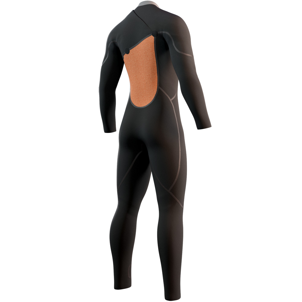 Mystic The One fullsuit 4/3 mm zipfree homme noir 4