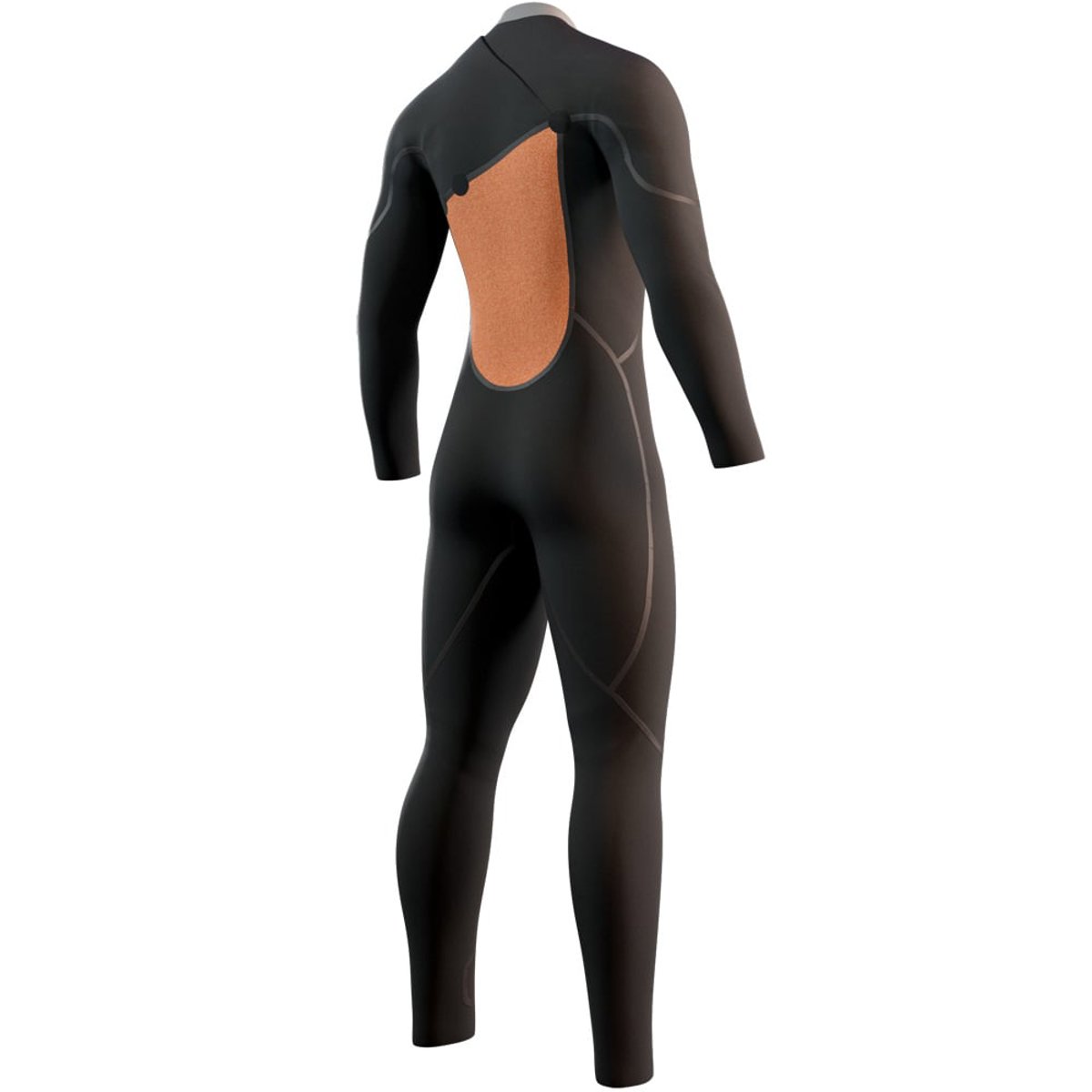 Mystic The One fullsuit 4/3 mm zipfree homme noir 6