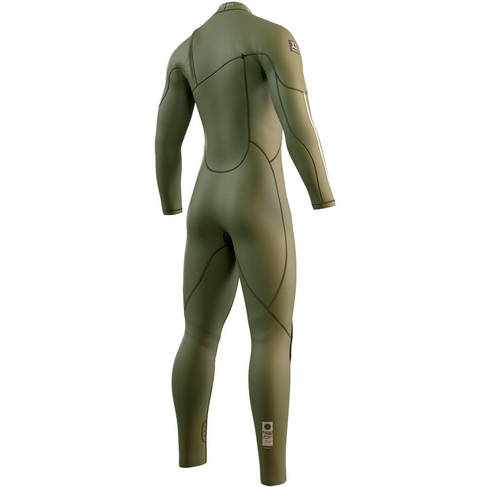Mystic The One fullsuit 3/2 mm zipfree homme vert 2