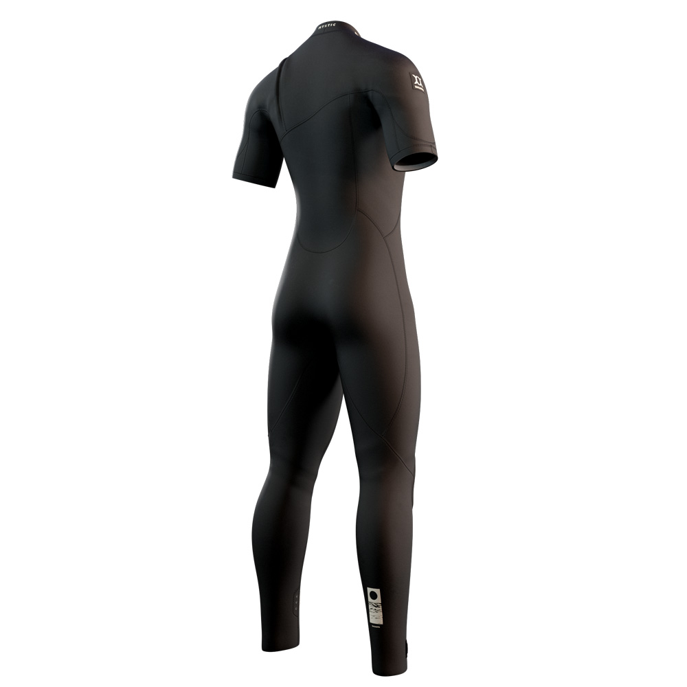 Mystic The One shortarm 3/2 mm zipfree homme noir 2