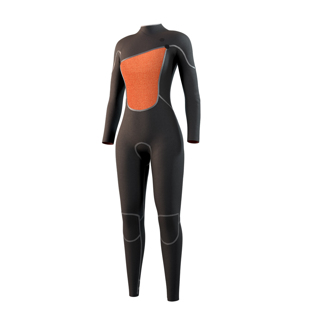 Mystic The One fullsuit 4/3 mm zipfree femme orange 3