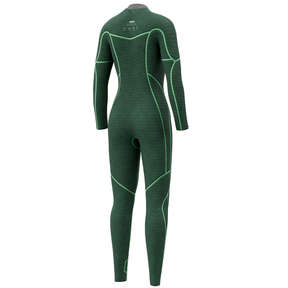 Mystic Jayde fullsuit 4/3 mm double fermeture avant femme noir 4
