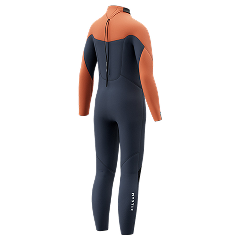 Star fullsuit 5/4 mm fermeture dos enfant navy/orange