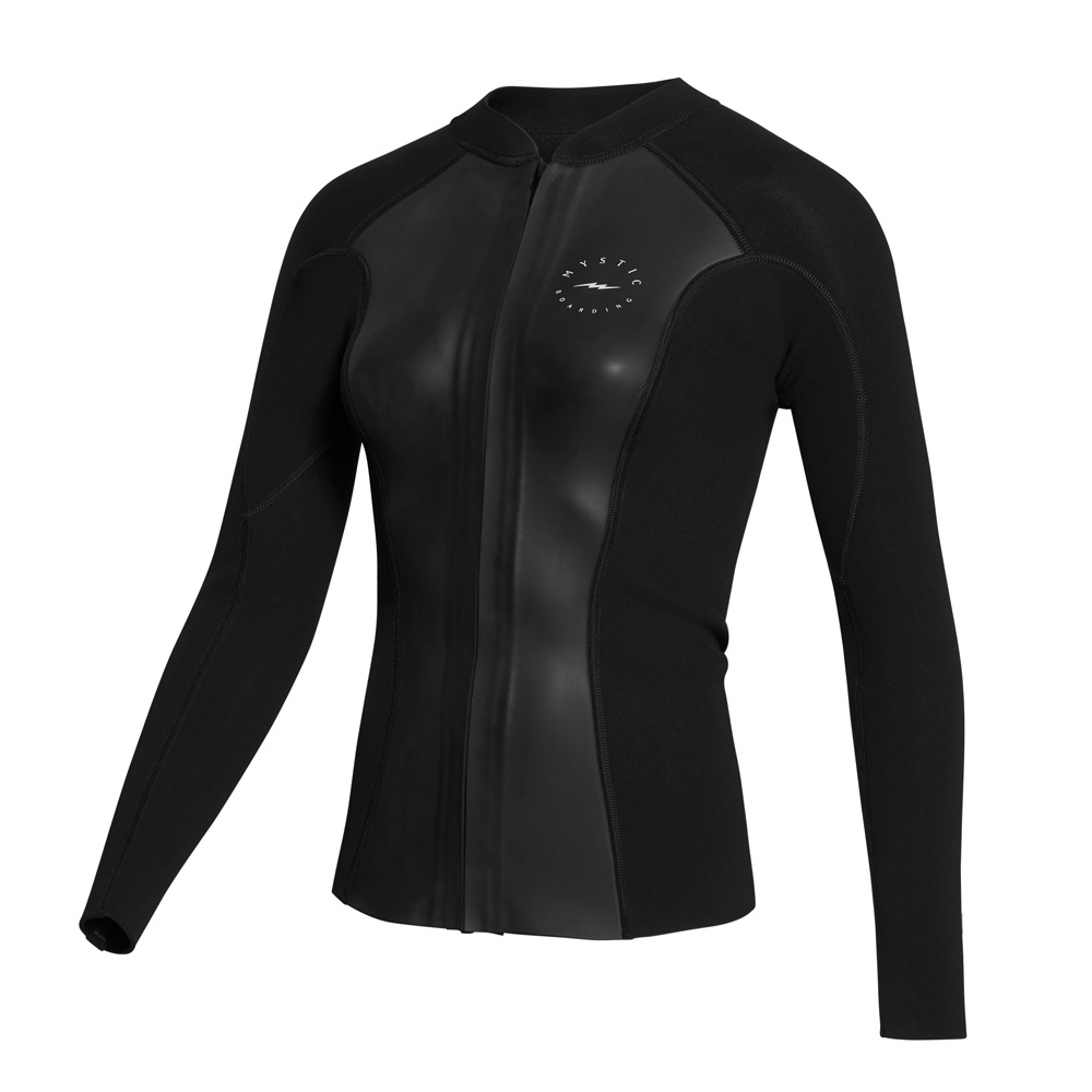 Mystic Sway veste néoprène 2mm femme fermeture avant noire 3