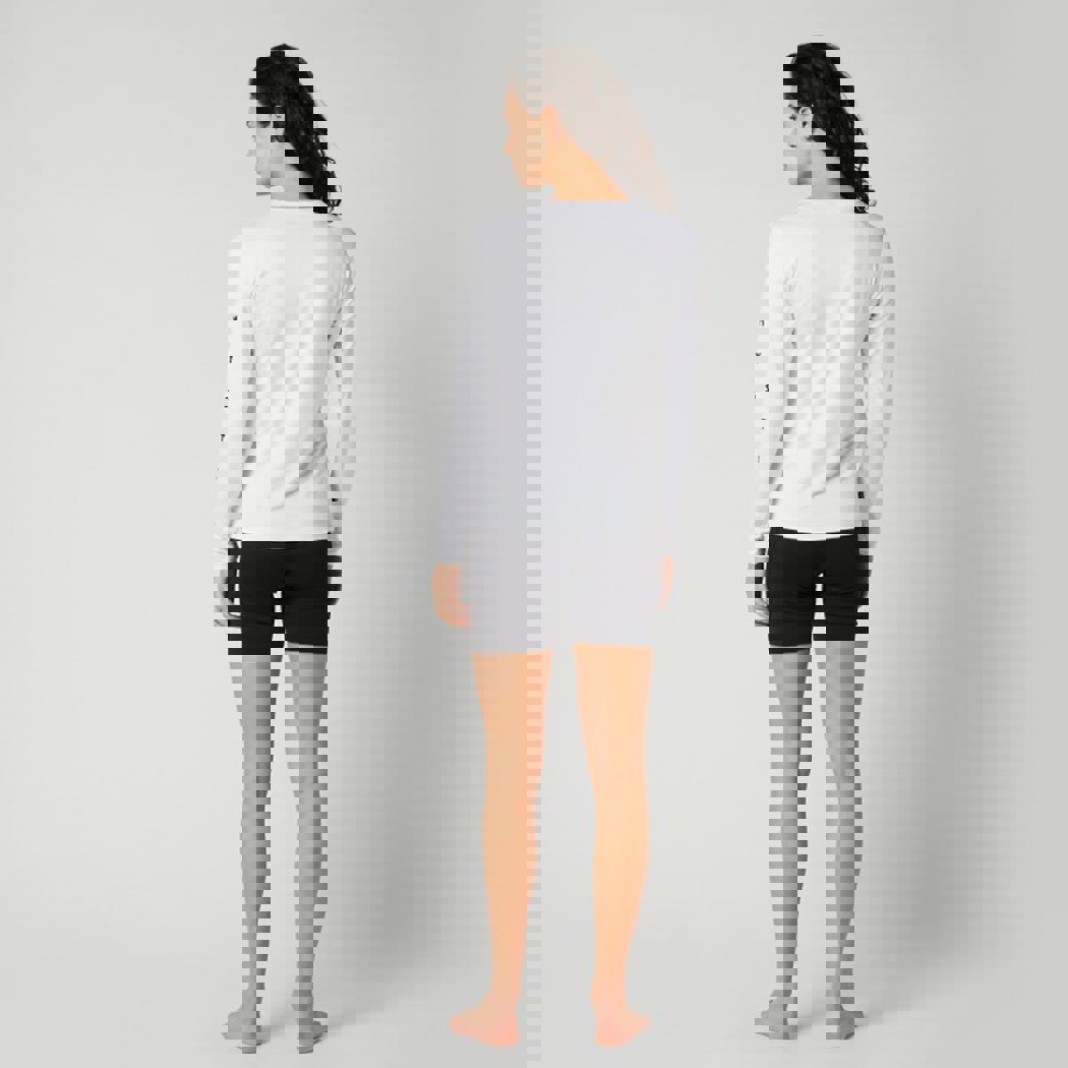 Mystic Solstice lycra LS femme blanc 8