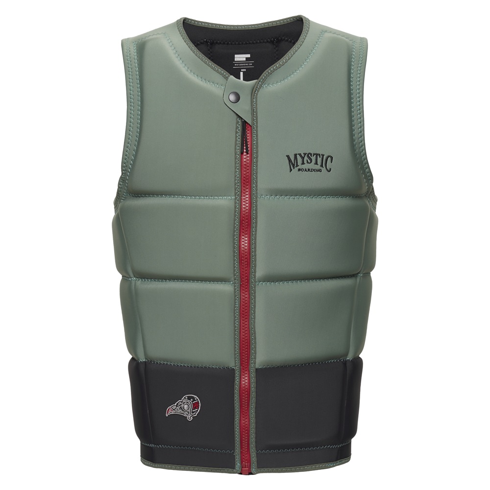 Mystic Peacock gilet d'impact homme Wake vert olive foto 1