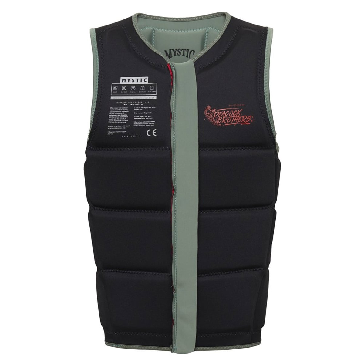 Mystic Peacock gilet d'impact homme Wake vert olive 5