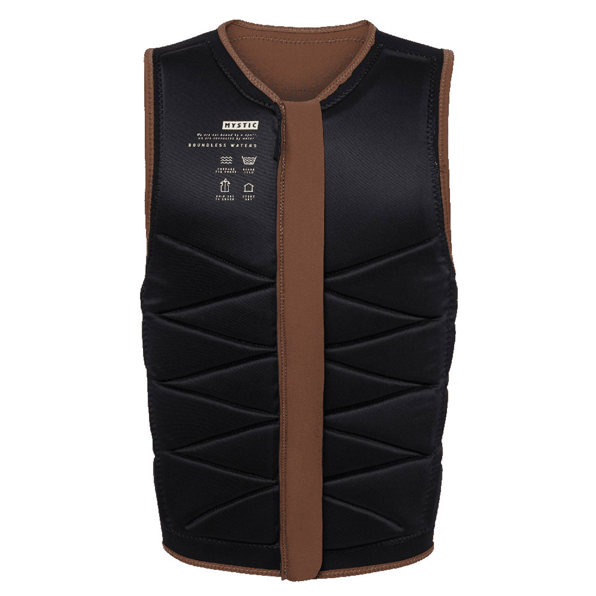 Mystic Outlaw impact shield homme brun 3