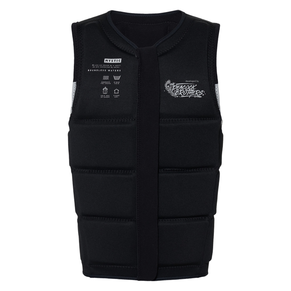 Mystic Peacock gilet d'impact homme noir/blanc 3