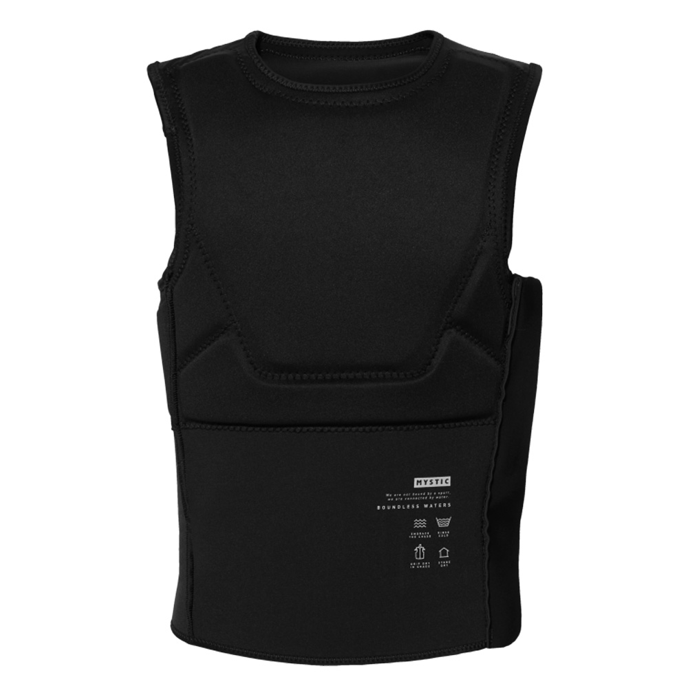 Mystic Solace gilet d'impact homme noir fermeture latérale 3