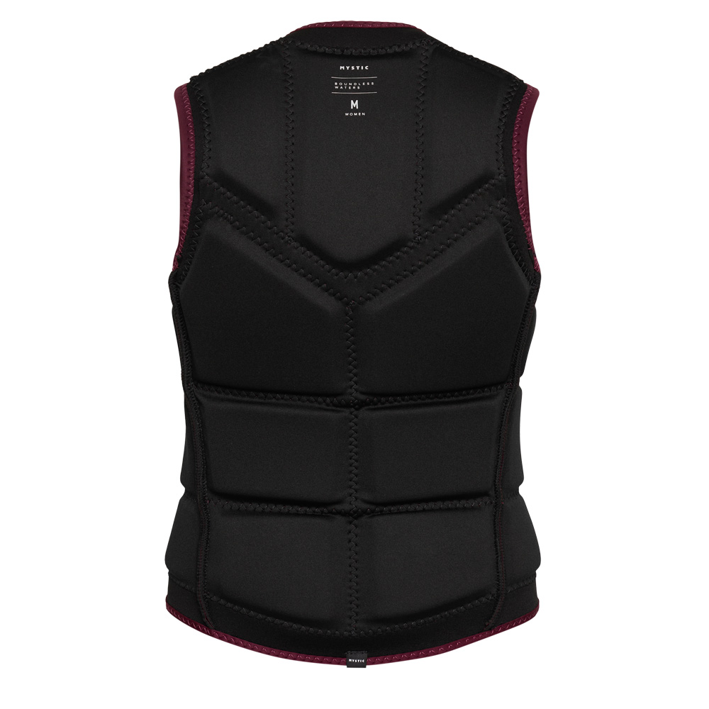 Mystic Star gilet d'impact femme rouge bordeaux 4