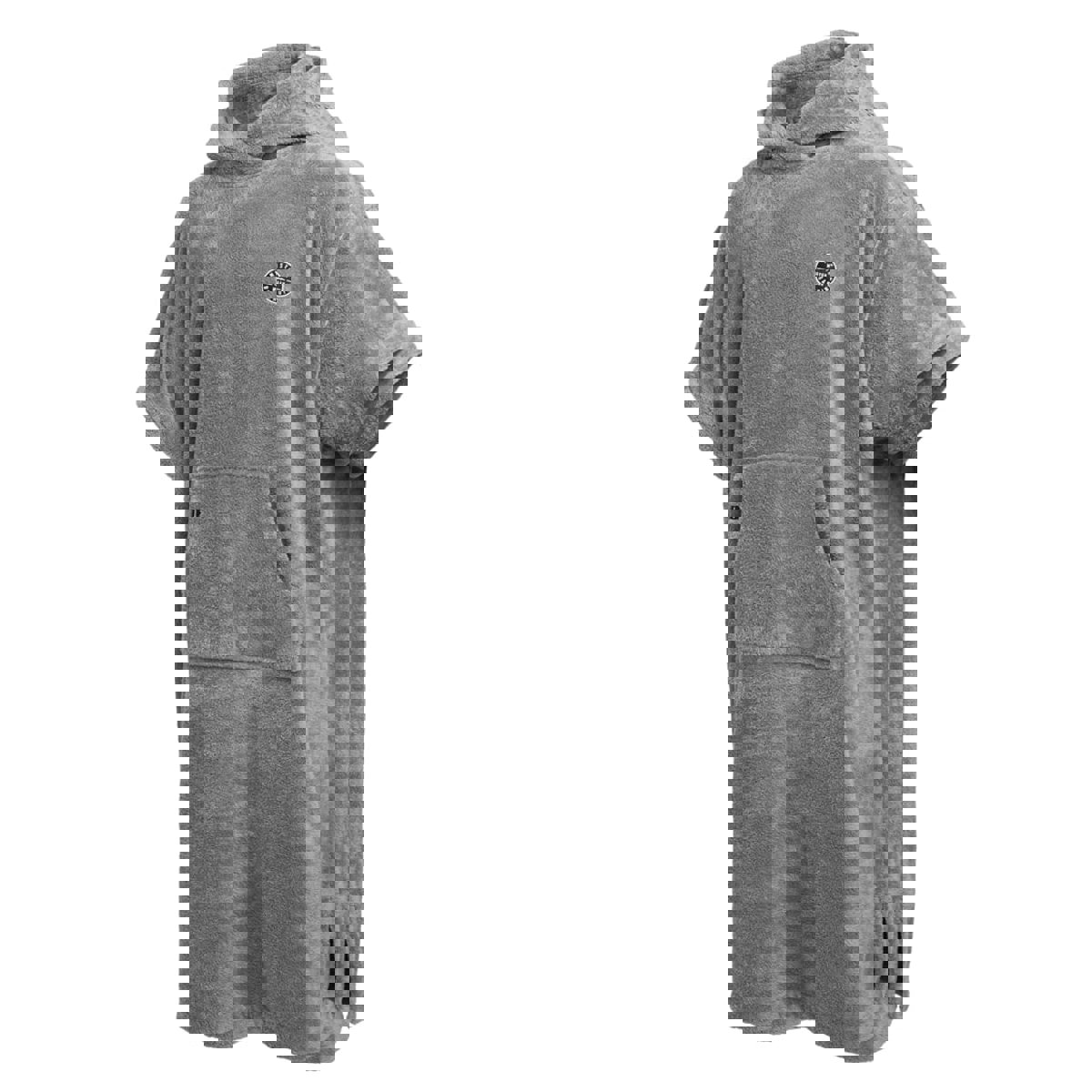 Mystic Poncho Teddy gris clair 6