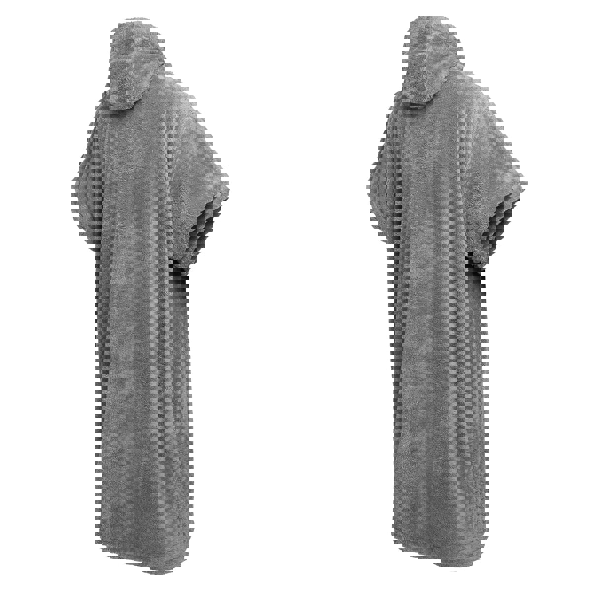 Mystic Poncho Teddy gris clair 7