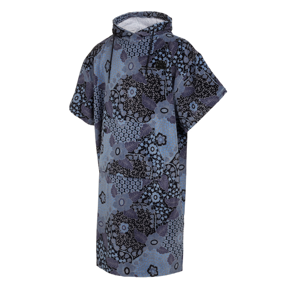 Mystic Poncho Velours AOP unisexe bleu / noir 3