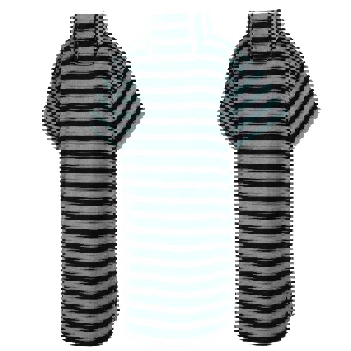 Mystic Poncho Velours AOP unisexe gris bleu 3