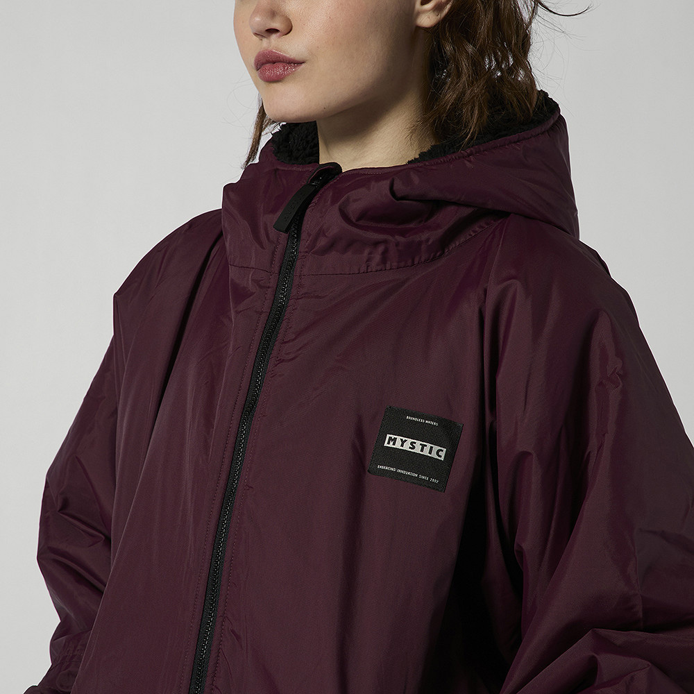 Mystic Explore poncho bordeaux rouge 5