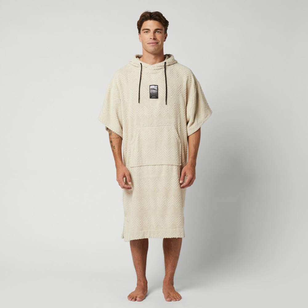 Mystic Jacquard poncho blanc 3
