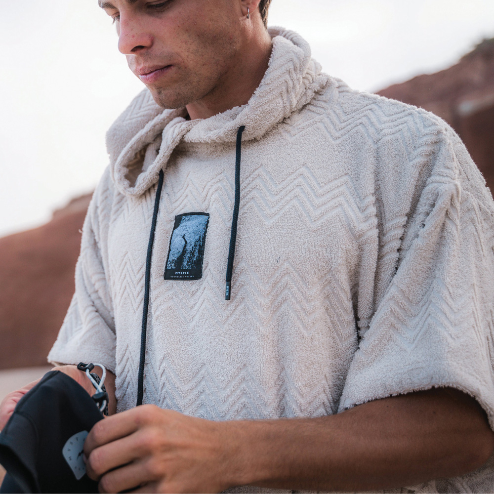 Mystic Jacquard poncho blanc 7