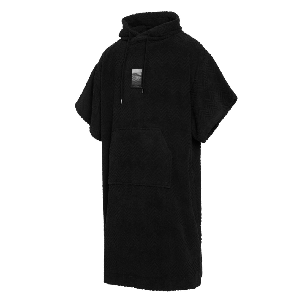 Mystic Jacquard poncho noir foto 1