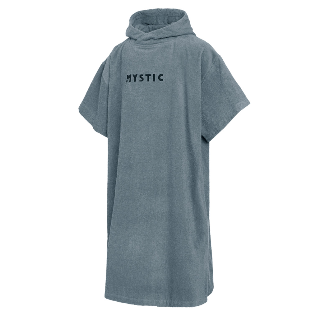 Brand poncho gris/bleu