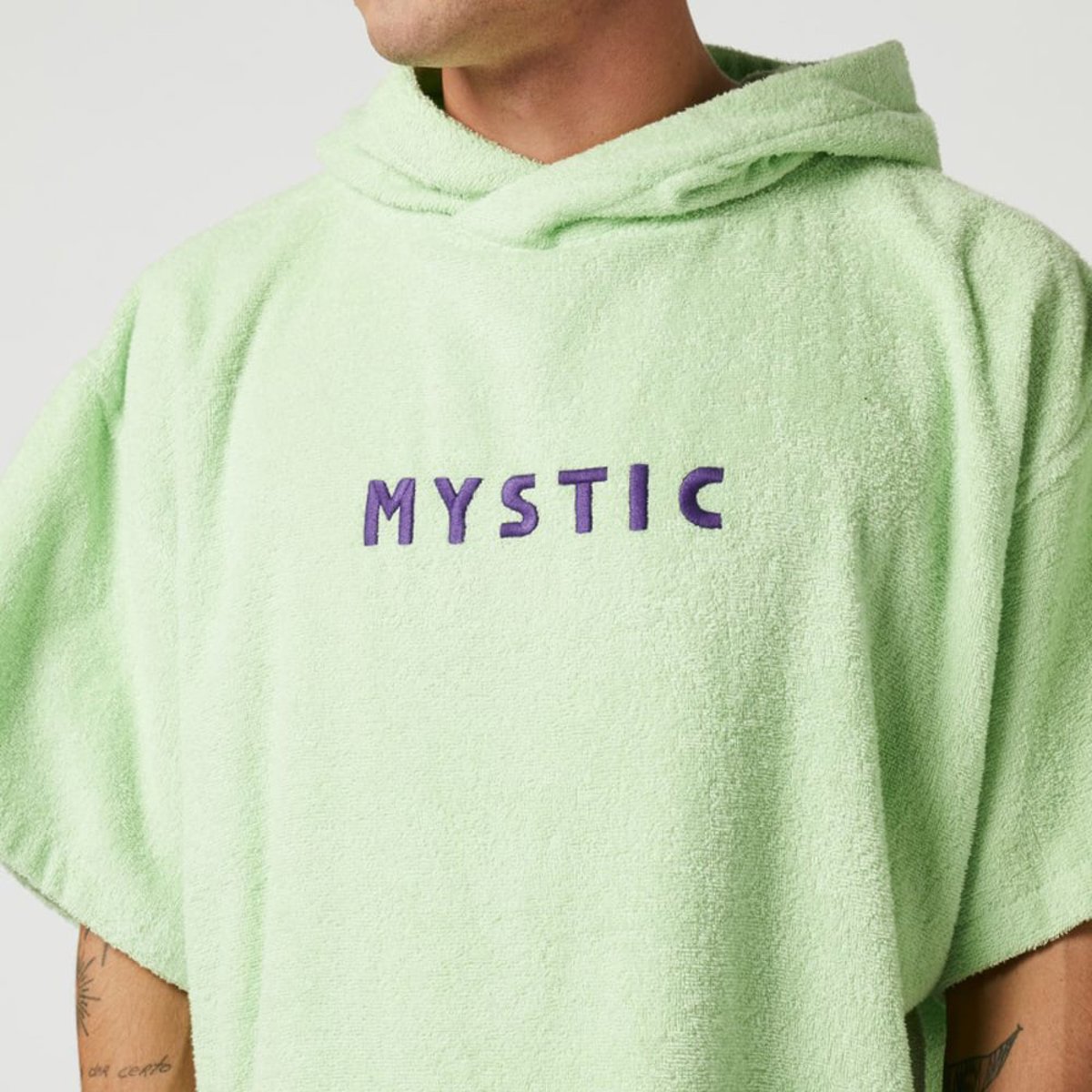 Mystic Brand poncho vert citron 13