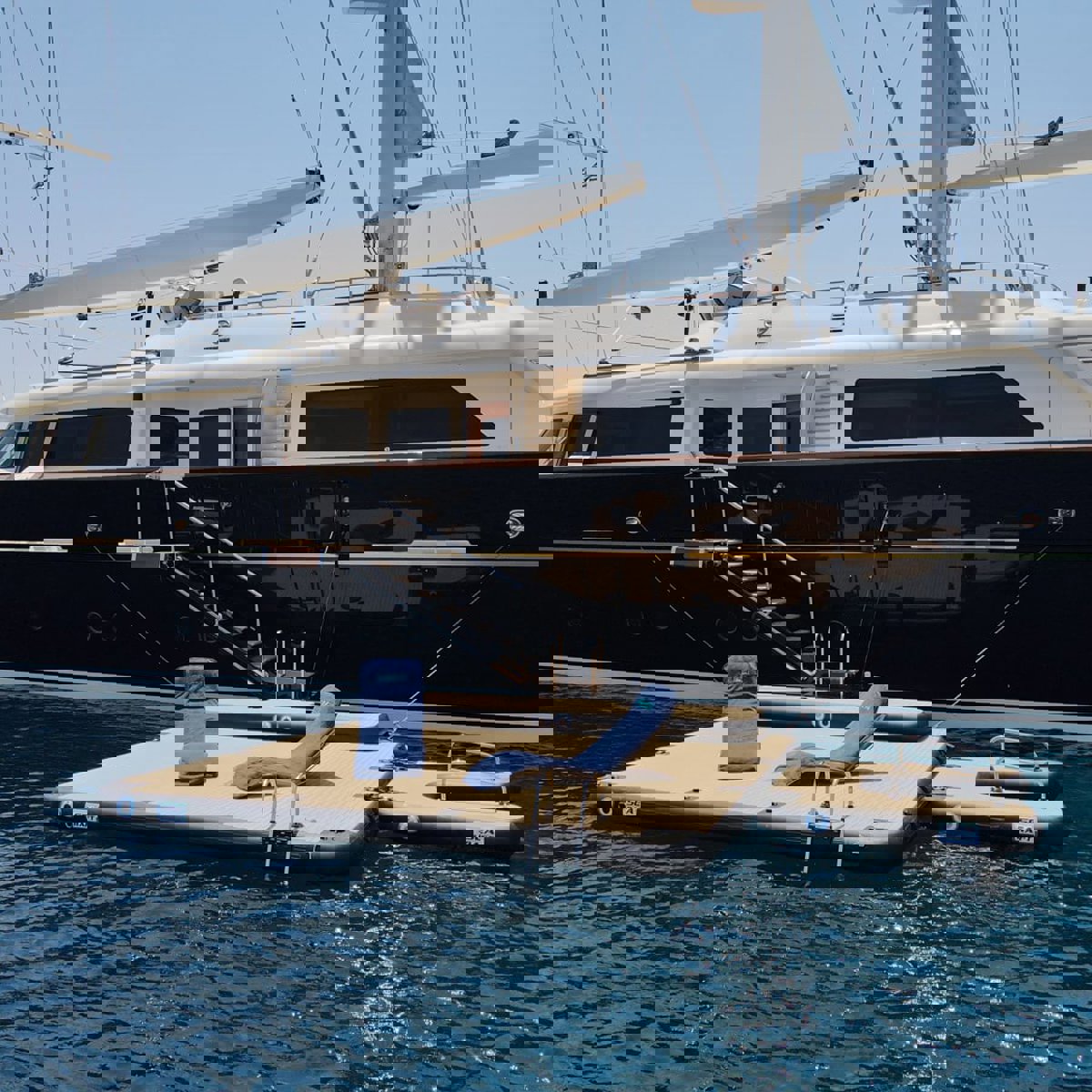 SeaRaft Diamond deck gris small plateforme gonflable 20