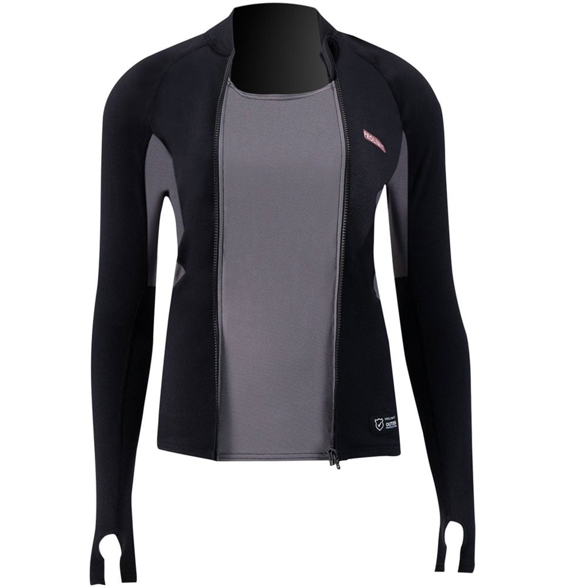 Prolimit Sup top femme Convertible noir/gris 6