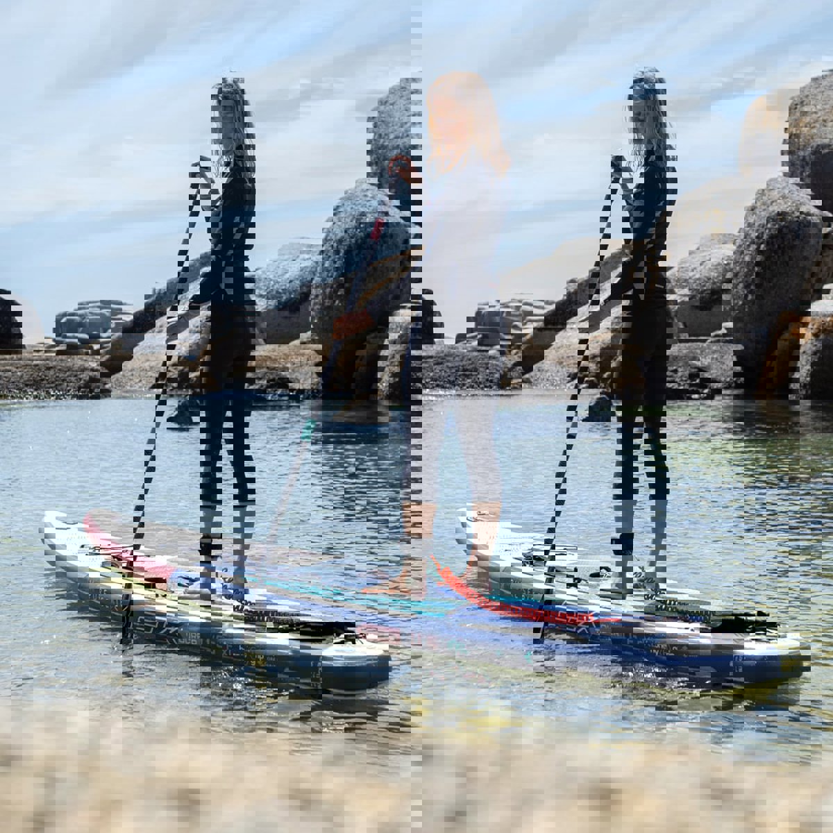 Prolimit Sup top femme loosefit 1.5mm noir/gris 5