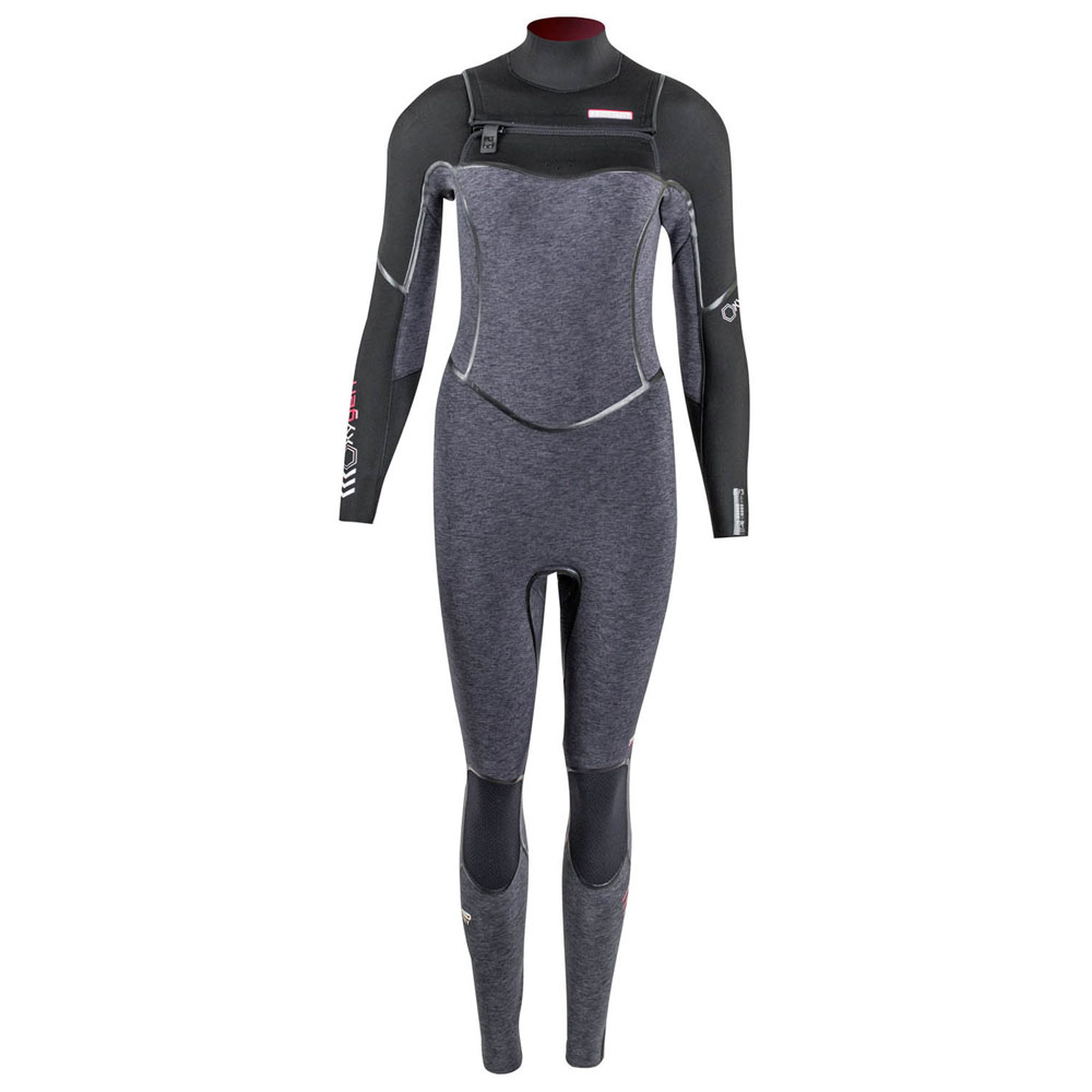 Prolimit Oxygen steamer Freezip 5/3 mm frontzip combinaison femme noir/vin foto 1