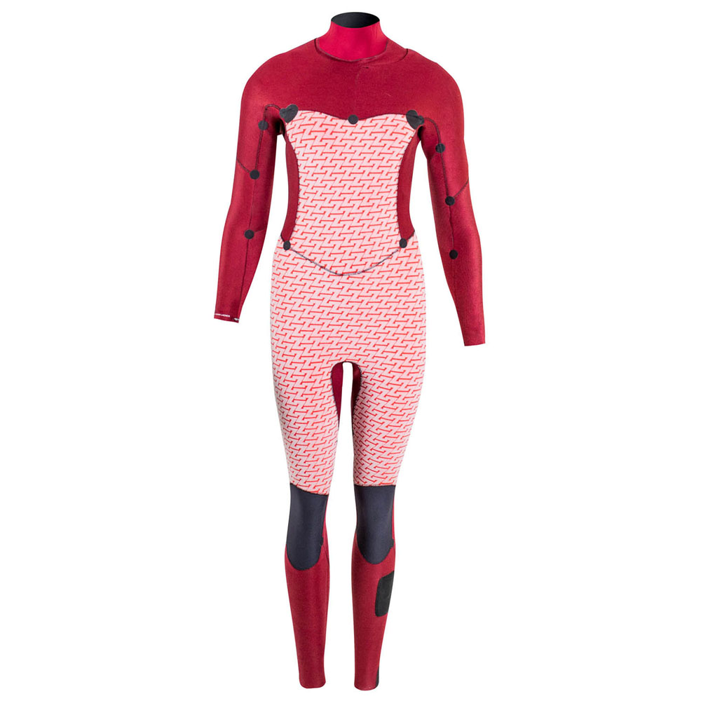Prolimit Oxygen steamer Freezip 5/3 mm frontzip combinaison femme noir/vin 3