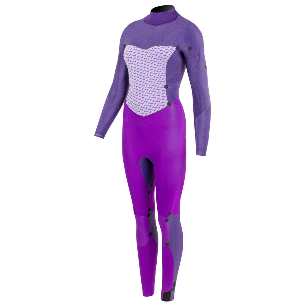 Prolimit Fire steamer 5/3 mm backzip combinaison femme noir/bleu 3