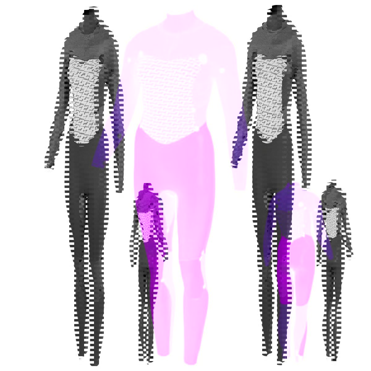 Prolimit Fire steamer Freezip 5/3 mm gris femme 5