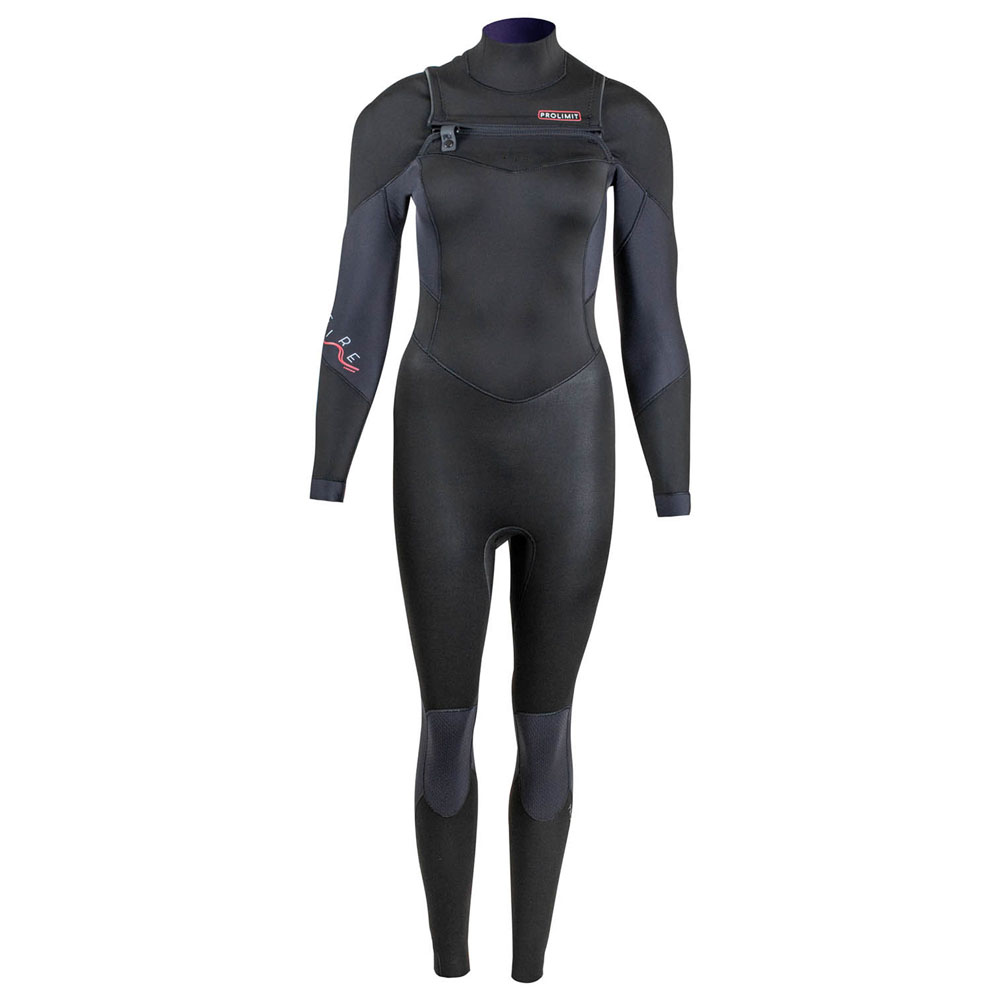 Prolimit Fire steamer Freezip 4/3 mm frontzip combinaison femme noire foto 1