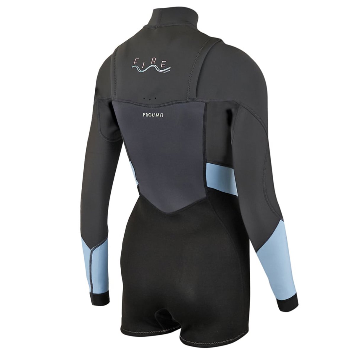 Prolimit Fire longarm shorty Freezip 3/2 mm noir/gris femme 5
