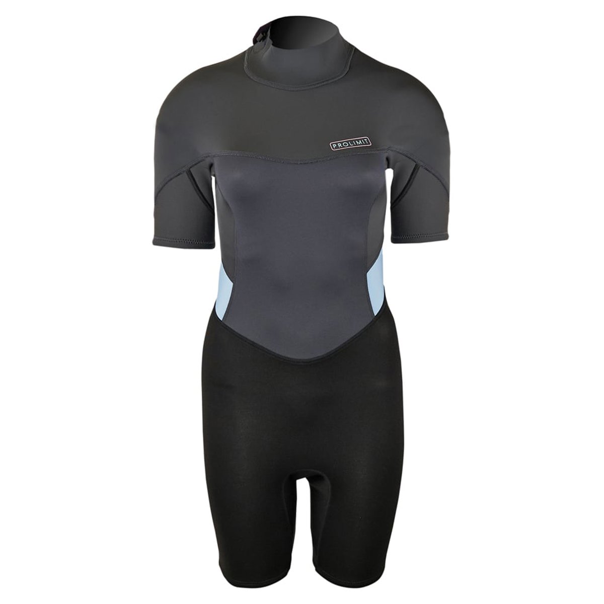 Prolimit Fire shorty 2/2 mm backzip combinaison femme bleu/gris 5