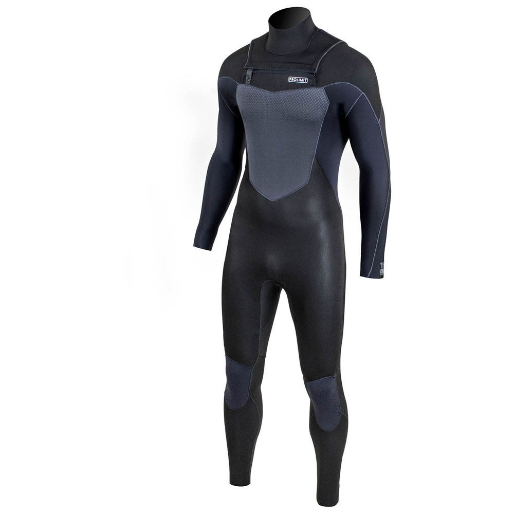 Prolimit Fusion steamer Freezip 4/3 mm frontzip combinaison homme noire 2