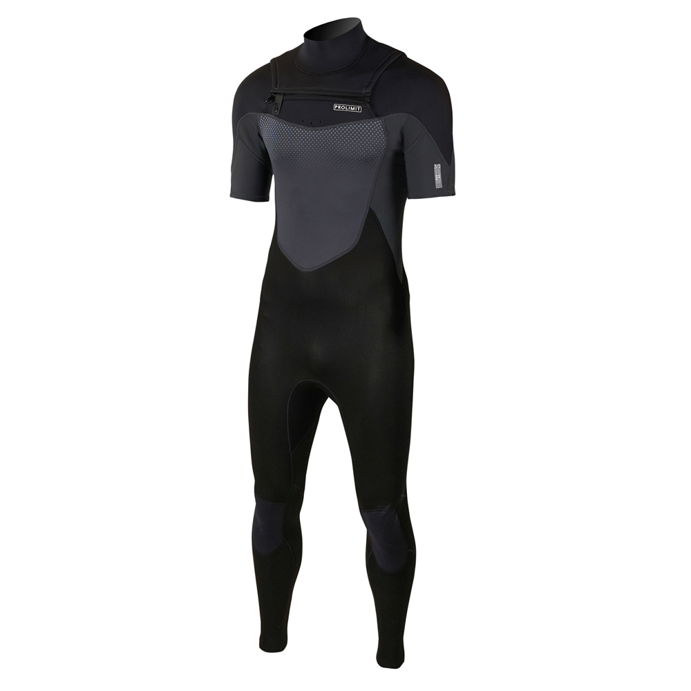 Prolimit Fusion steamer shortarm Freezip frontzip combinaison homme noire 2