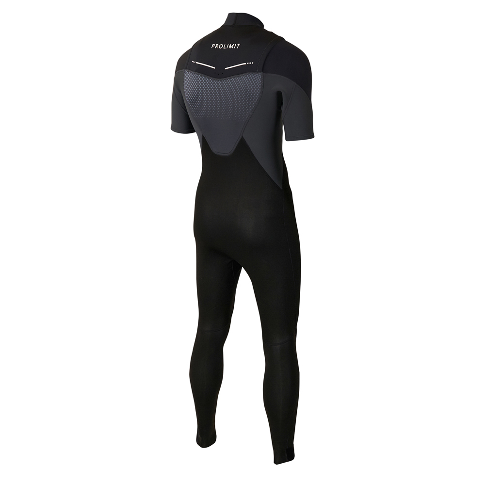 Prolimit Fusion steamer shortarm Freezip frontzip combinaison homme noire 3