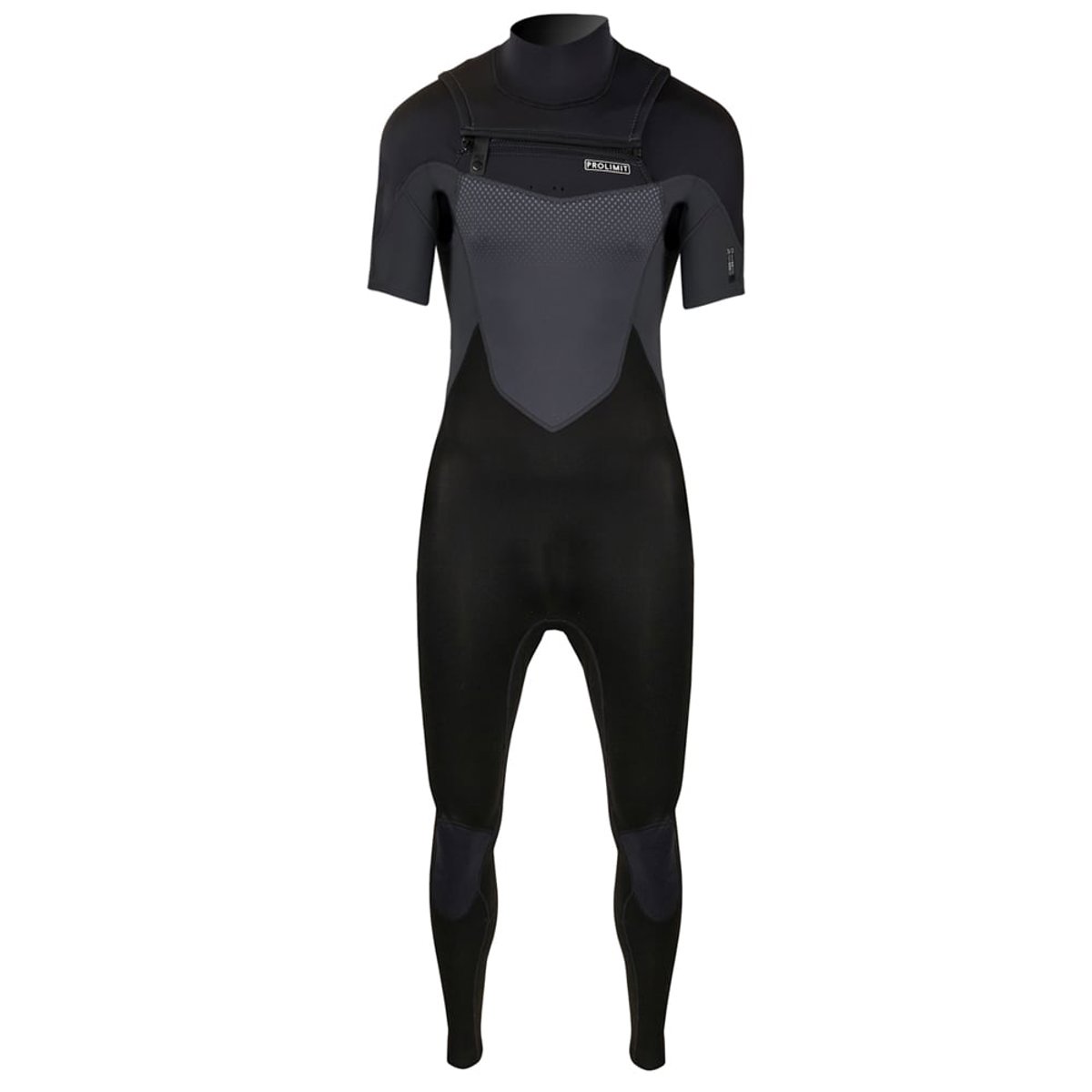 Prolimit Fusion steamer shortarm Freezip frontzip combinaison homme noire 7