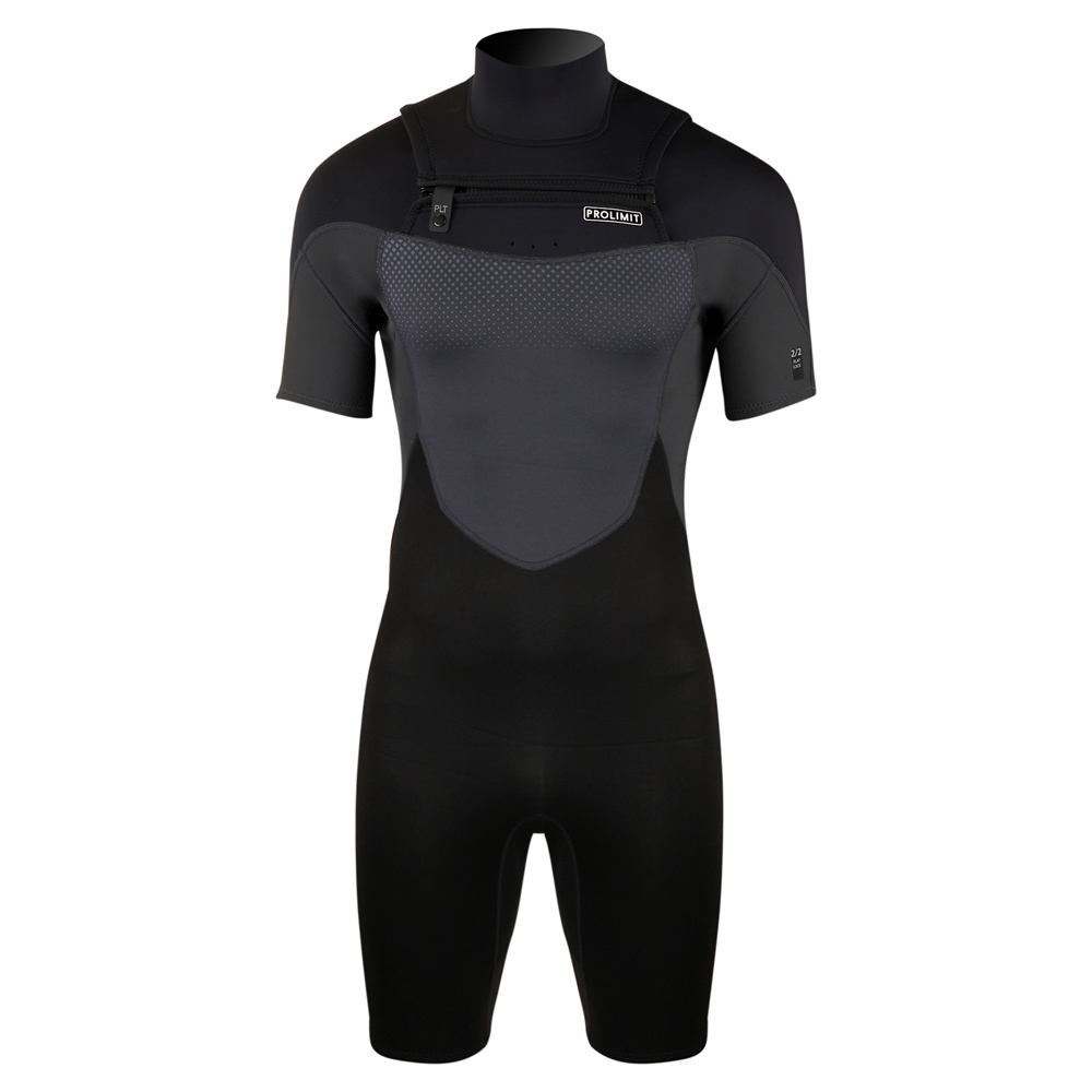 Prolimit Fusion shorty Freezip 2/2 frontzip combinaison homme noire 4