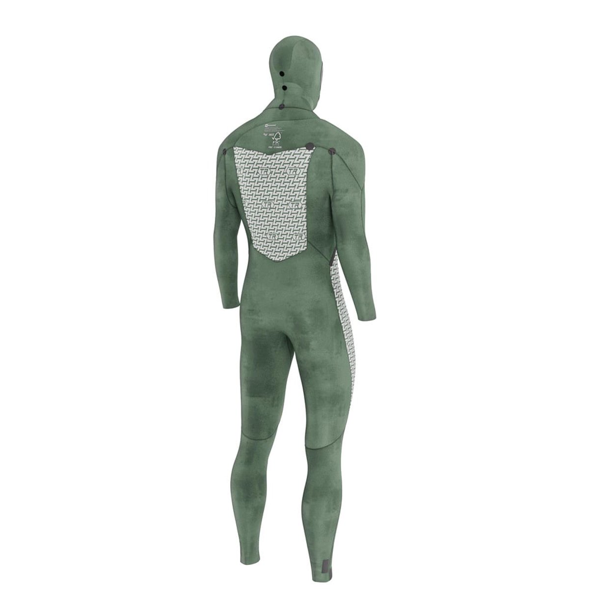 Prolimit Mercury steamer 6/4 mm combinaison homme fermeture poitrine noire avec capuche 11