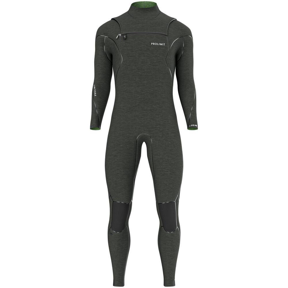 Prolimit Mercury steamer 3/2 mm freezip combinaison homme noire 2