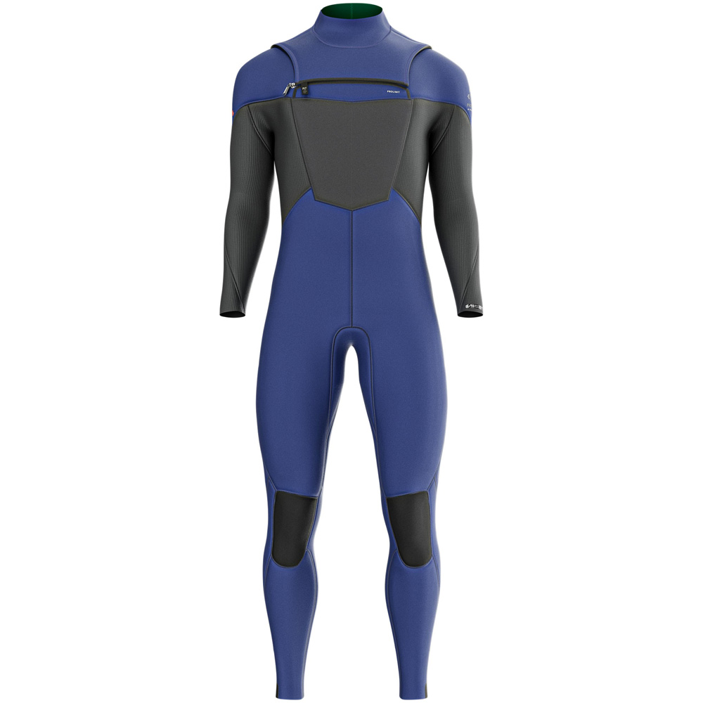 Prolimit Fusion Steamer Freezip 5/4 mm combinaison homme bleue 2